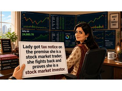 Income Tax department labels her stock market trader, denies investor status; she fights and wins Rs 54 crore capital loss claim at ITAT