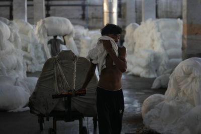 Climate-driven heat in India’s textile factories stifles workers but coolers and ventilation help