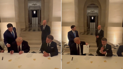 'This was not easy': Donald Trump signs US-Iran peace deal; Iran President Masoud Pezeshkian also signs deal - watch