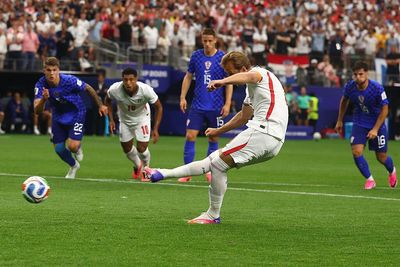 Why was Harry Kane's penalty taken again?