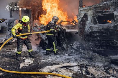 Ukraine hits Moscow in 'large-scale' attack, sparking fires and evacuations