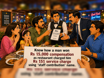 Customer wins Rs 15,000 compensation after restaurant collects Rs 151 service charge as ‘staff contribution’; Consumer Commission order