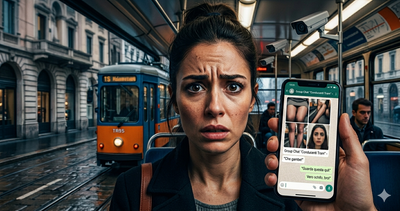 Female Passenger Catches Uniformed Driver Scrolling Through Vile WhatsApp Chat Group Rating Women's Bodies