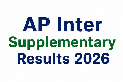 AP Intermediate Supplementary Results 2026 out at resultsbie. ap. gov. in, BIEAP 1st, 2nd year results at bie. ap. gov. in
