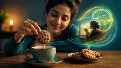 Psychology says people who dip their cookies in tea or coffee are not being childish: Why small rituals help the brain slow down and feel comforted