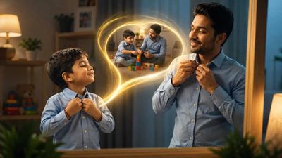 Psychology says kids who copy their parents aren't being mischievous, they're building their identity one habit at a time