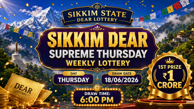 Sikkim lottery result out today (18-06-2026); check Rs 1 crore prize winning number and full list here