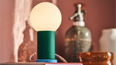 IKEA's New £22 PS Portable Lamp Is Perfect for Adding Extra Light (and a Bit of Fun) to Kitchen Counters and Dining Tables