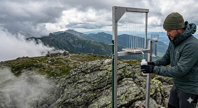 A hidden pollution story emerged from 19 years of rain and cloud samples on one mountain