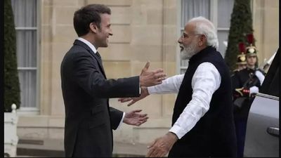 'Mujhe bahut khushi hui': Macron drops linguistic surprise with Hindi farewell to PM Modi