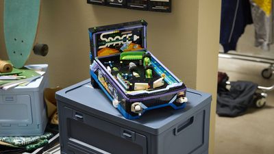 This Lego pinball machine actually works, and it's a love letter to all things '70s arcades