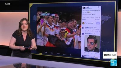 Did a Hitler lookalike really attend Germany's World Cup game?