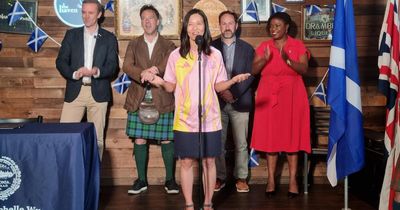 Boston Mayor takes part in Scottish traffic cone tradition during World Cup takeover