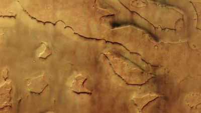 These Mars valleys are hiding 30 dust devils | Space photo of the day for June 18, 2026
