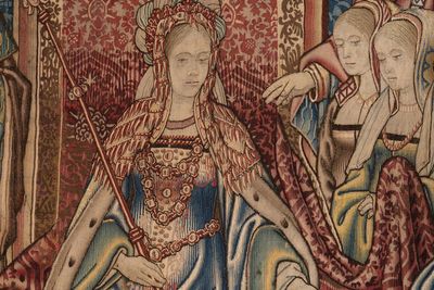 Rare Tudor tapestry returns to Norfolk stately home Oxburgh Hall after 100 years