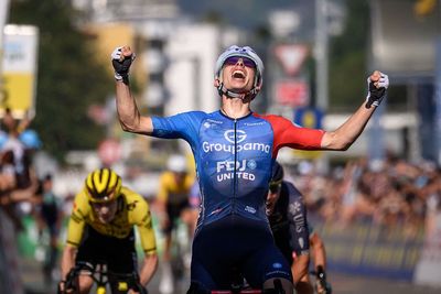 Tour de Suisse: Romain Grégoire holds off a chasing Tadej Pogačar to claim hard-fought breakaway victory on stage 2