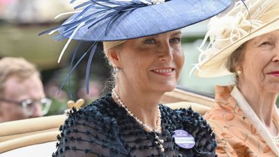 Duchess Sophie steps out at Ascot in statement necklace designed by Prince Edward ahead of their anniversary