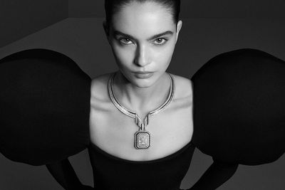 Draping in diamonds