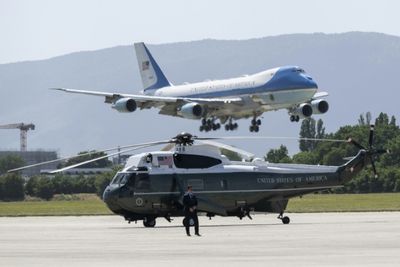 'Last ride': US says goodbye to Air Force One as Qatari jet awaits
