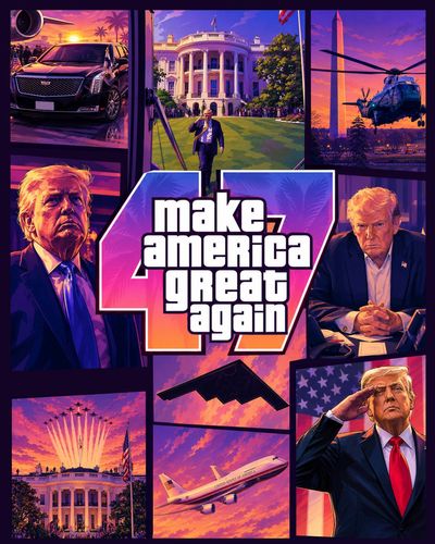 White House 'GTA 6' Parody Goes Viral After Trump-Themed Artwork Post