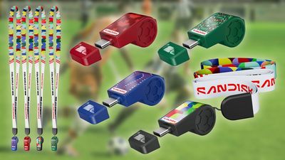 This is the best World Cup merch I've seen: SanDisk flash drives that look like referee whistles!