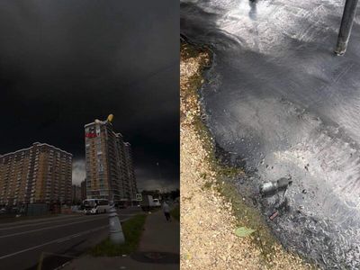 Black rain in Moscow after Ukrainian drone strike damages oil refinery, Zelenskyy says if Ukraine burns so will Moscow