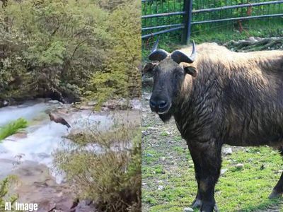 Mishmi Takins: A mysterious Himalayan mammal spotted in Sikkim that looks like an antelope but is actually a rare goat-like creature