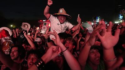 Celebrations as Mexico becomes first nation to reach World Cup knockout stage
