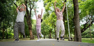 How a 45-minute family exercise session could boost thinking skills