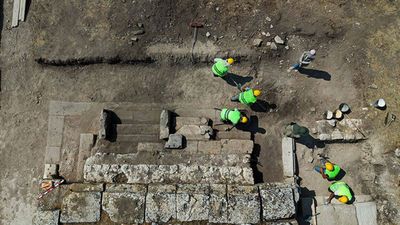 Archaeologists uncover sacred temple enclosure in 1,900-year-old Blaundos ruins in Turkey