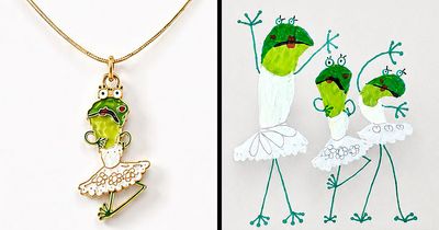 20 Unique And Heartwarming Jewelry Pieces Inspired By Children’s Drawings Created By Minttnim