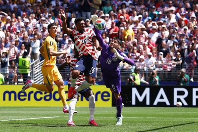 USA v Australia LIVE: World Cup co-hosts into knockout stages after heated end to dominant win