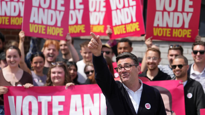 Andy Burnham emerges as new challenger for UK's Starmer after bypoll win