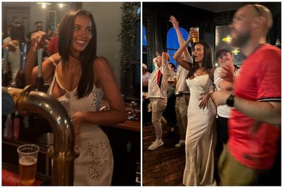 Maya Jama praised as 'woman of the people' after pulling pints in pub following red carpet event