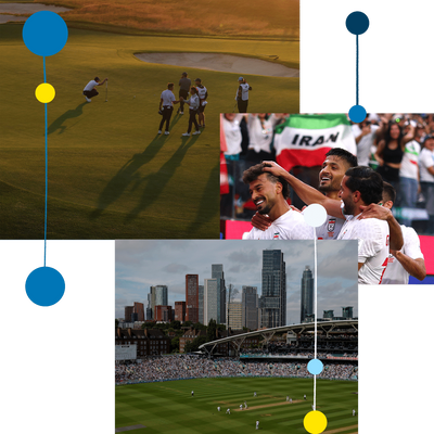 World Cup football, US Open golf, plus Test and T20 cricket – follow with us