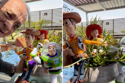 Tom Hanks celebrates Toy Story 5 release with fun video playing with iconic characters