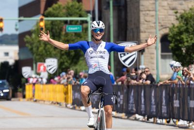 US Road Championships: Enzo Hincapie solos to victory in Junior Men's road race
