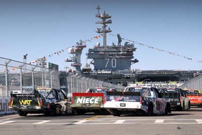 Chaos breaks out in NASCAR overtime, Layne Riggs wins in dizzying Truck finish