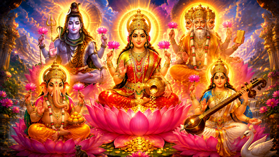 Why Every Hindu Deity Holds a Lotus Flower