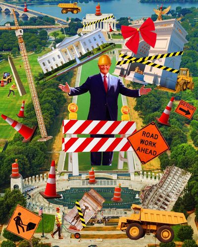 Trump’s DC makeover frenzy bewilders locals and visitors: ‘It’s like we’re under occupation’