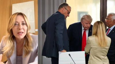 'She wants to be friends again': Trump repeats Meloni asked for photo 'over and over' at G7