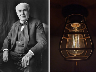 In 1879, an inventor kept a carbon-filament bulb glowing for hours, and electric light began changing life after dark