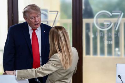 'I suggest you focus on yours': Meloni hits back at Trump's 'senseless' G7 accusations