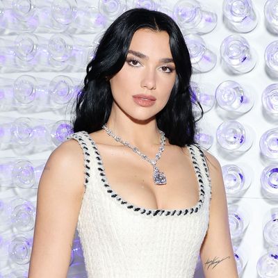 Dua Lipa's Custom Chanel Wedding Gown Was Adorned With 480,000 Jewels and Beads