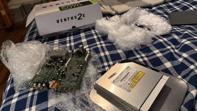 Unlucky PC builder sent RTX 5070 from Amazon, gets DVD rewriter and a busted logic board from an early 2000's Kenwood AV receiver instead — $700 GPU turns out to be e-waste thanks to return scam
