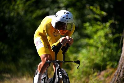 Tour de Suisse: Tadej Pogačar denies Mathieu van der Poel stage 4 victory and extends overall lead with 53.4 kph time trial