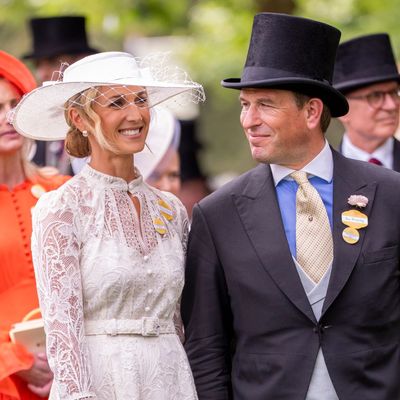 Harriet Sperling Returns to Royal Ascot in a Bridal Lace Dress From a Princess Kate-Approved Label