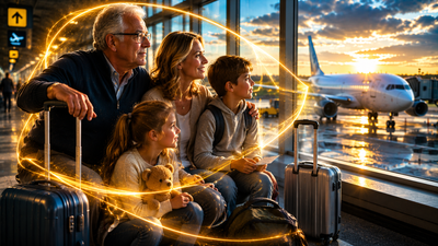 Psychology says fathers who often insist on arriving hours early for flights or trains are not being overdramatic, they are trying to protect the family against uncertainty
