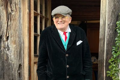 Just two mourners at beloved artist David Hockney’s funeral