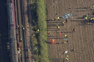 Rail line closed for a week after fatal Bedford train crash